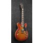 Ibanez ASV73 VAL ASV Artcore Vintage Amber Burst Low Gloss Hollow Semi-Body Electric Guitar, ASV73VAL