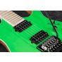 Ibanez RGR5220M TFG RG Prestige 6 String Transparent Fluorescent Green Electric Guitar w/Case, RGR5220MTFG