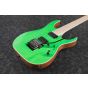 Ibanez RGR5220M TFG RG Prestige 6 String Transparent Fluorescent Green Electric Guitar w/Case, RGR5220MTFG