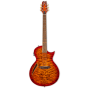 ESP LTD TL-6 Thinline Tiger Eye Burst Electric Guitar, LTL6QMTEB