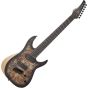 Schecter Reaper-7 Multiscale Electric Guitar in Satin Charcoal Burst, 1509