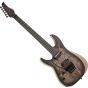 Schecter Reaper-6 FR-S Left Handed Electric Guitar in Satin Charcoal Burst, 1514