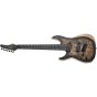 Schecter Reaper-7 Multiscale Left Handed Electric Guitar in Satin Charcoal Burst, 1515