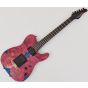 Schecter PT Masterwork Custom Guitar with Buckeye Burl Stabilized top, MW PT RED STABILIZED