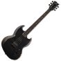 ESP LTD Lars Frederiksen Signature Volsung Electric Guitar Distressed Black Satin, LVOLSUNGDBLKSE