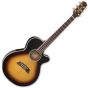Takamine Thinline Series TSP138C TBS Acoustic Electric Guitar Gloss Tobacco Sunburst, TAKTSP138CTBS
