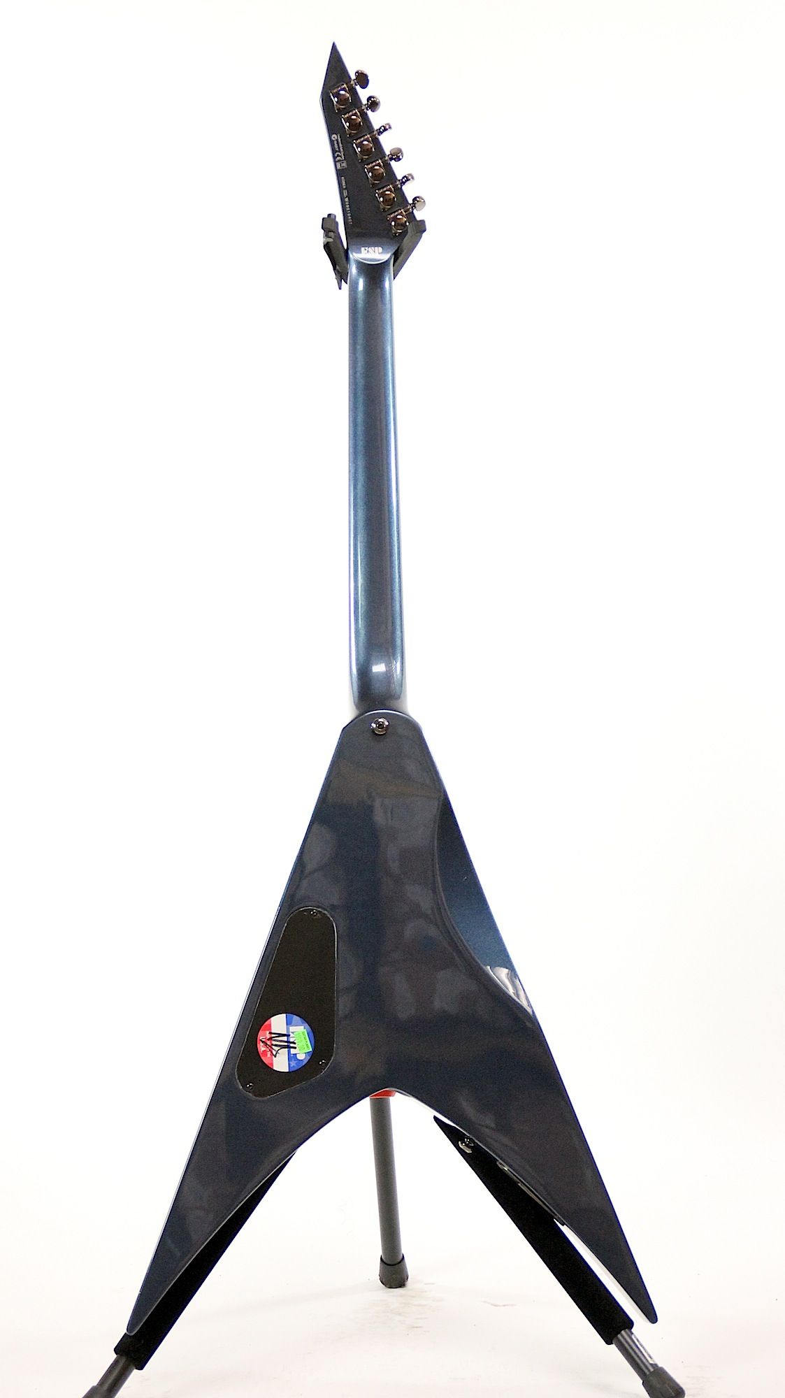 ESP LTD Static600V GMB w/ Black Nickel Diamond Plate Wayne Static