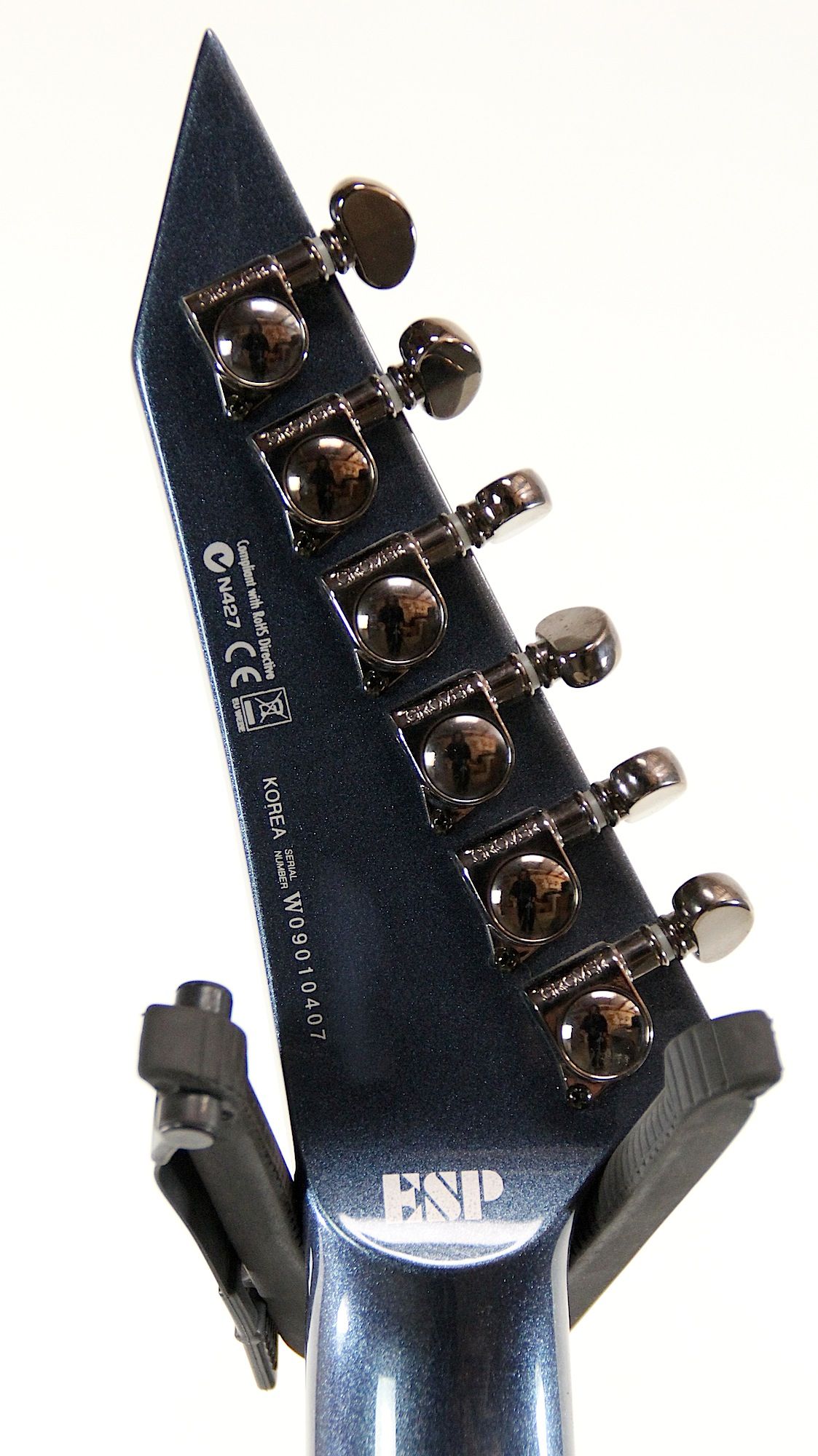 ESP LTD Static600V GMB w/ Black Nickel Diamond Plate Wayne Static Signature Electric Guitar 6