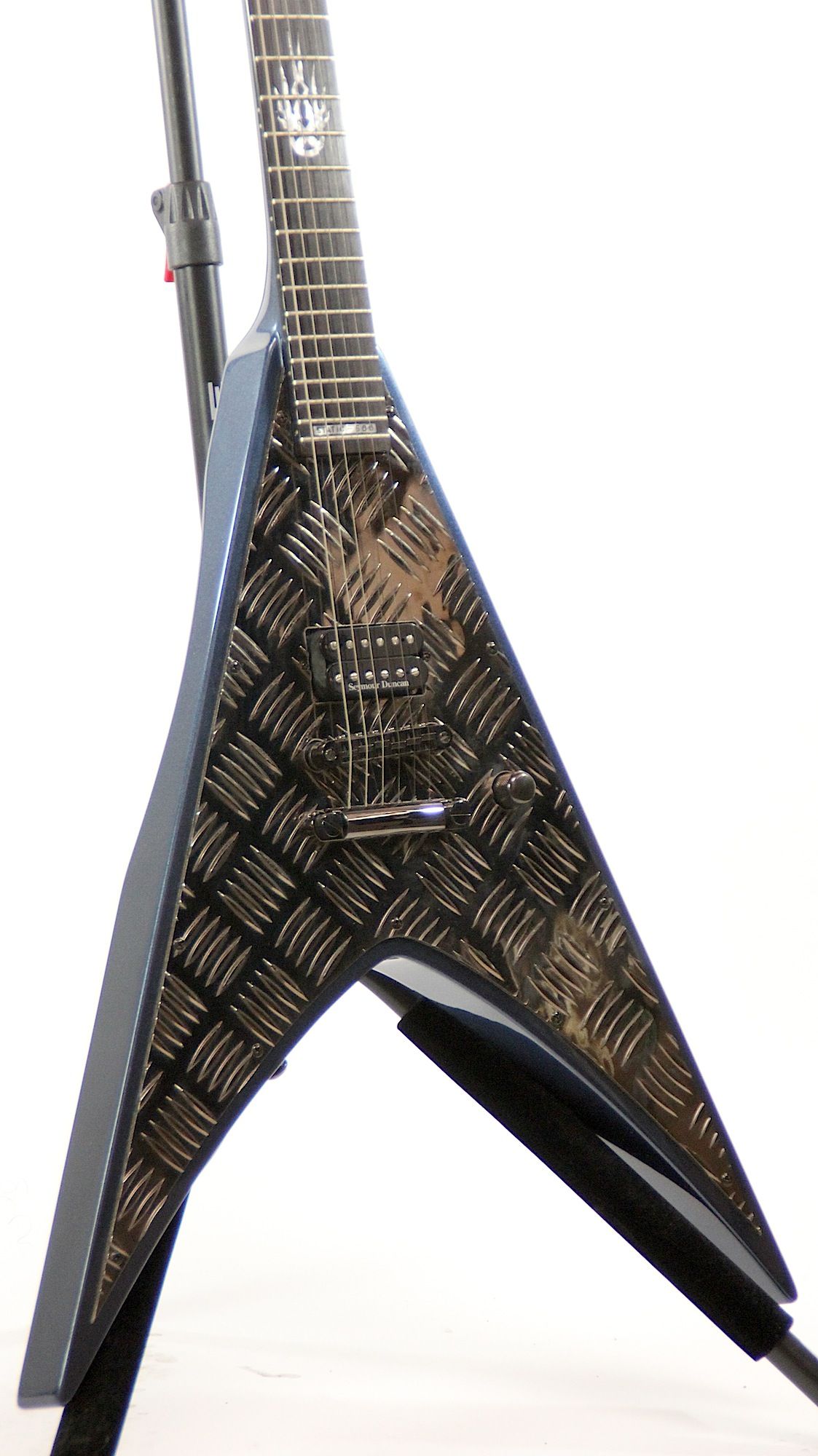 ESP LTD Static600V GMB w/ Black Nickel Diamond Plate Wayne Static