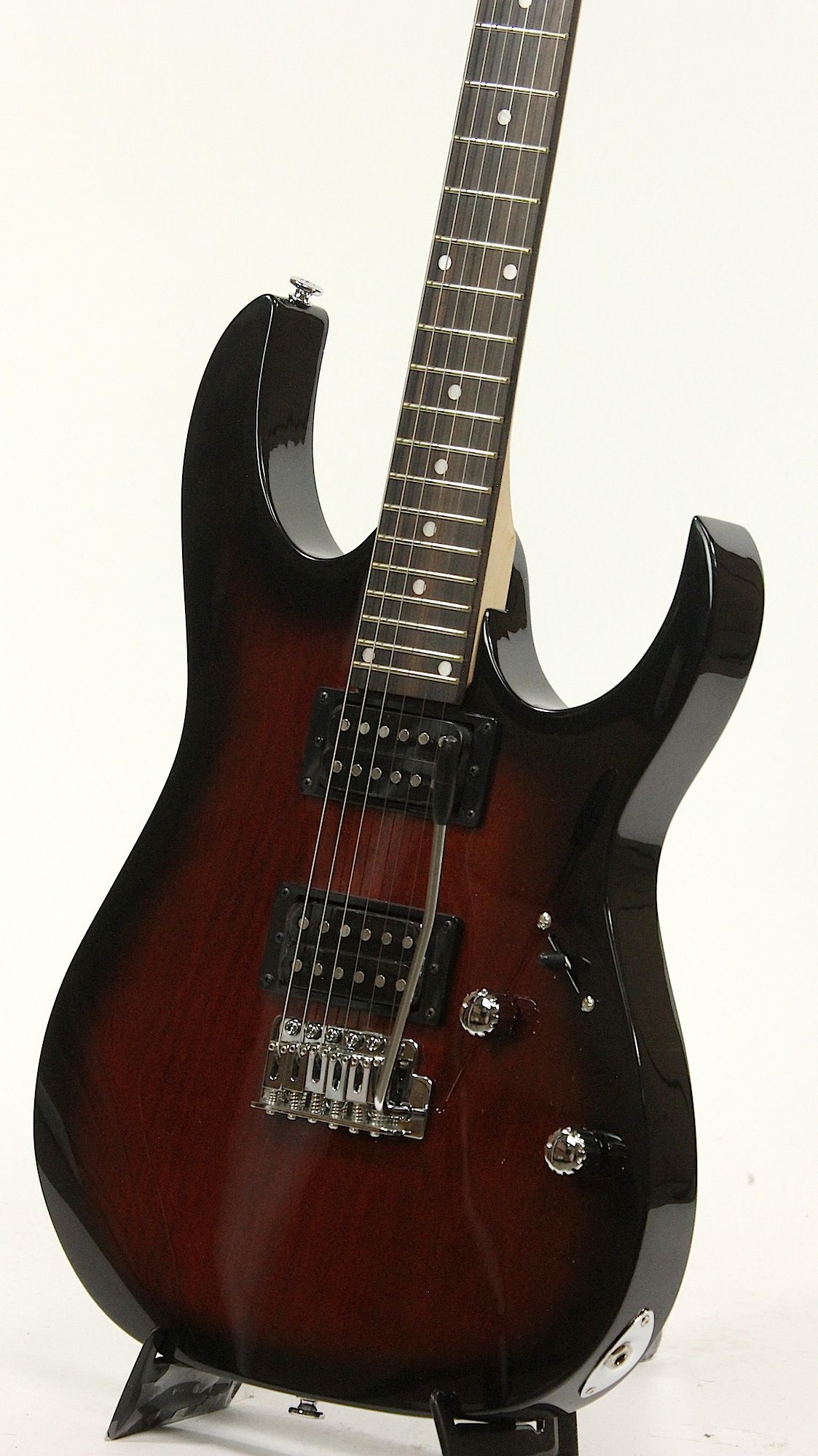 Ibanez IJRG220Z Jumpstart Walnut Sunburst Electric Guitar Pack 6