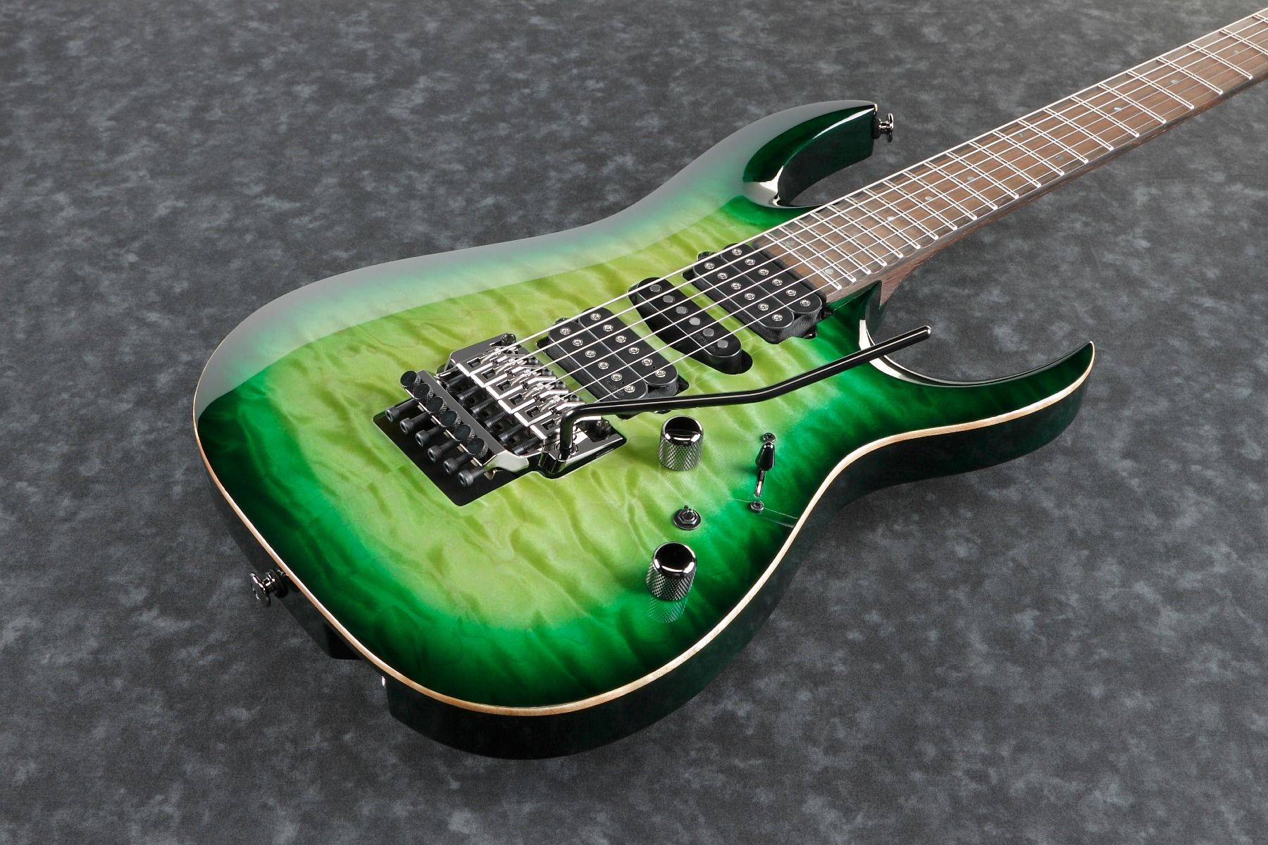 Ibanez Kiko Loureiro Signature w/Case Green Mist Burst KIKO200GMT