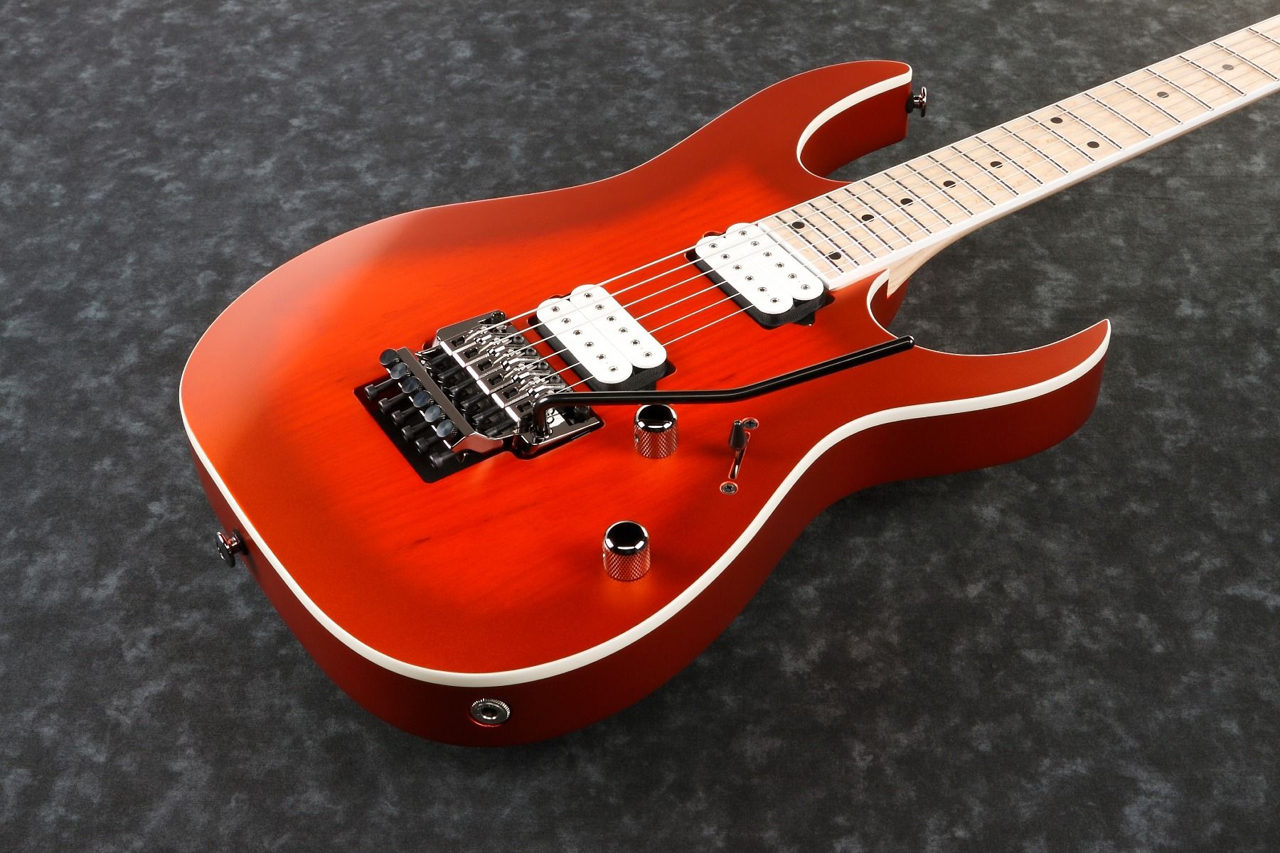 Ibanez RG Prestige RG652AHMS OMF Orange Metallic Burst Flat Electric